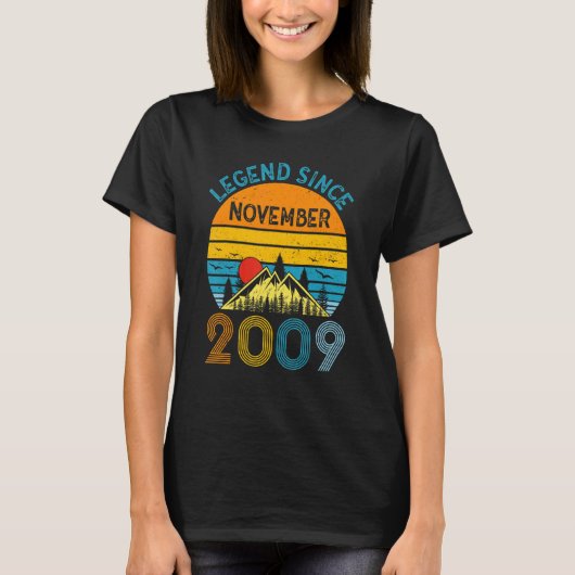 伝説2009年11月13誕生日13年 Tシャツ (正面)