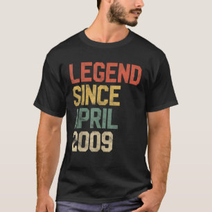 伝説2009年4月以来キッズ12誕生日12年 Tシャツ