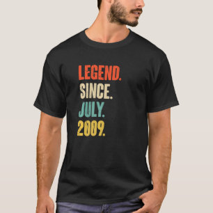 伝説2009年7月以来13歳の古いギフト13th Birt Tシャツ