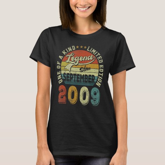 伝説2009年9月以来13歳バレ Tシャツ (正面)