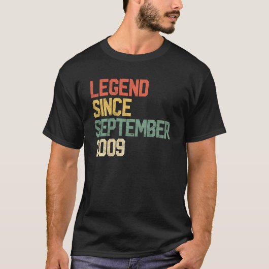 伝説2009年9月11誕生日11年 Tシャツ (正面)