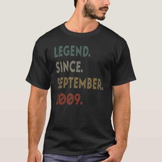 伝説2009年9月13誕生日13年 Tシャツ (正面)