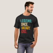 伝説2010年1月13歳13歳の誕生日 Tシャツ (正面フル)