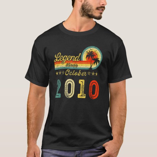 伝説2010年10月以来12歳12歳 Tシャツ (正面)