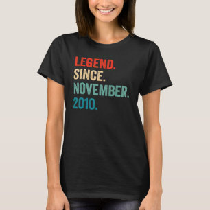 伝説2010年11月12誕生日12年 Tシャツ