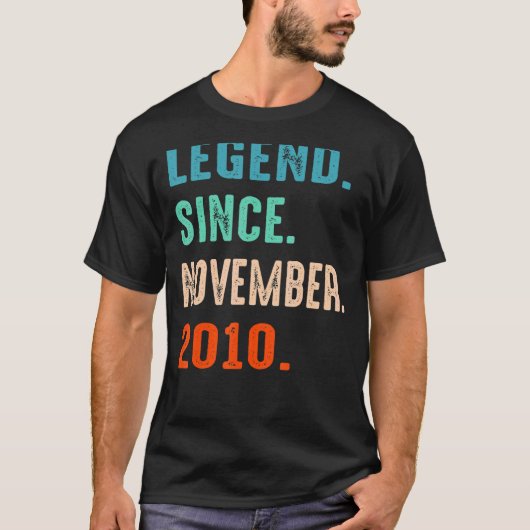 伝説2010年11月12誕生日12年 Tシャツ (正面)