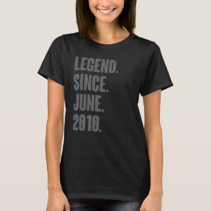 伝説2010年6月以来12歳12誕生日 Tシャツ