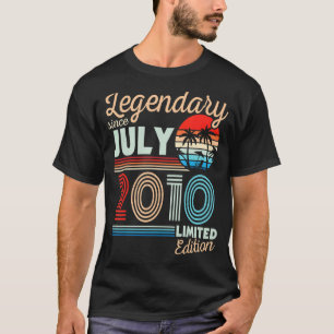 伝説2010年7月ハッピーバースデー12歳Lt Tシャツ