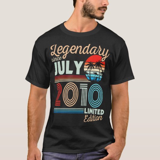 伝説2010年7月ハッピーバースデー12歳Lt Tシャツ (正面)