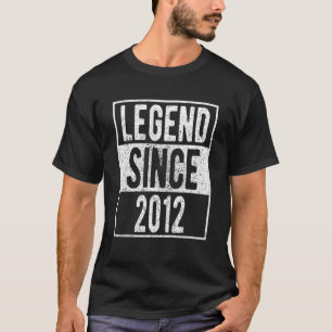 伝説2012年10年の古いギフト10誕生日 Tシャツ