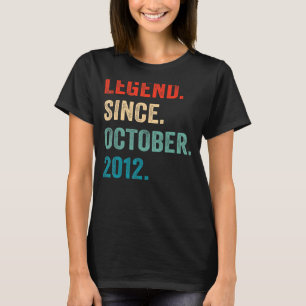 伝説2012年10月10誕生日10年 Tシャツ