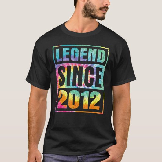 伝説2012年10歳10誕生日ネクタイD Tシャツ (正面)