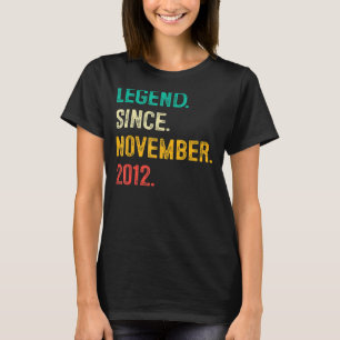 伝説2012年11月10誕生日10年 Tシャツ