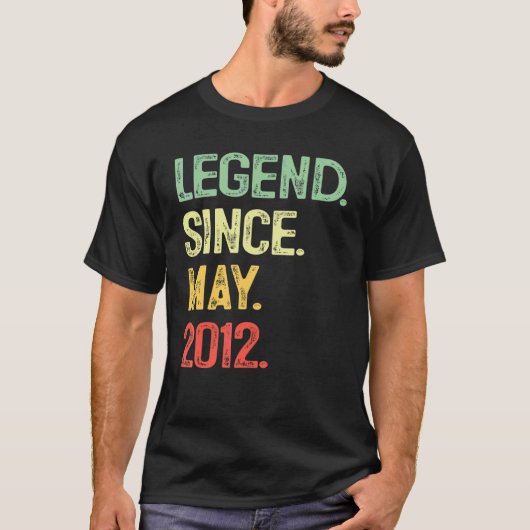 伝説2012年5月10誕生日少年10年 Tシャツ (正面)