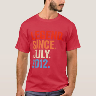 伝説2012年7月以来10誕生日ギフト10年 Tシャツ