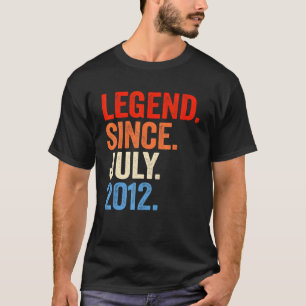 伝説2012年7月10誕生日10歳 Tシャツ