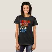 伝説2012年7月10誕生日10歳 Tシャツ (正面フル)