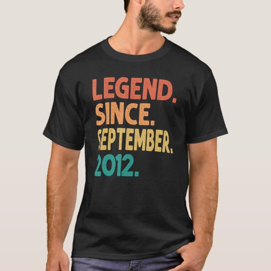 伝説2012年9月10日誕生日10年 Tシャツ (正面)