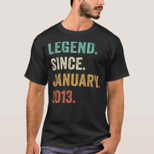伝説2013年1月10日10歳B Tシャツ