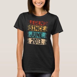 伝説2013年6月9日誕生日9歳Vi Tシャツ