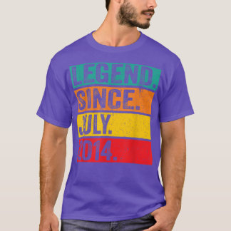 伝説2014年7月8誕生日8歳Vi Tシャツ