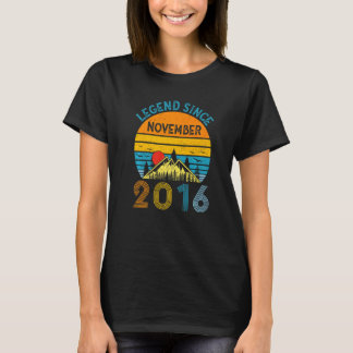 伝説2016年11月以来6誕生日6年 Tシャツ