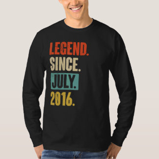 伝説2016年7月6歳6誕生日 Tシャツ