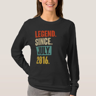 伝説2016年7月6歳6誕生日 Tシャツ