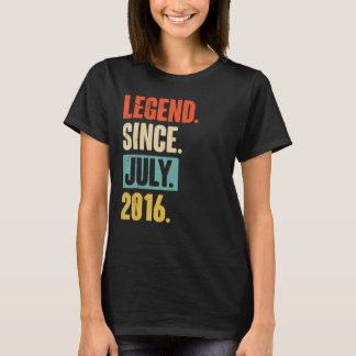 伝説2016年7月6歳6誕生日 Tシャツ