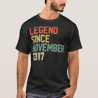 伝説2017年11月4日誕生日プレゼント4年 Tシャツ