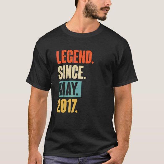 伝説2017年5月以来5歳5誕生日 Tシャツ (正面)