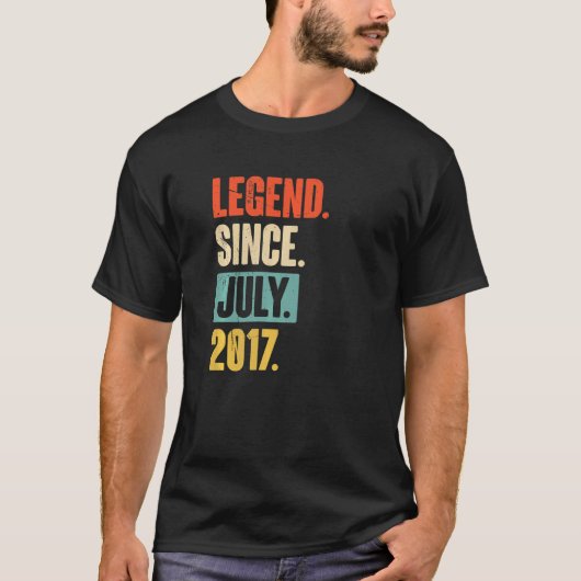 伝説2017年7月以来5歳5誕生日 Tシャツ (正面)