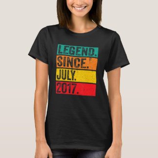 伝説2017年7月5日誕生日5歳Vi Tシャツ