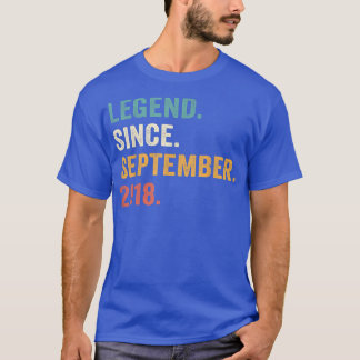 伝説2018年9月以来4th誕生日ギフト4イェー tシャツ