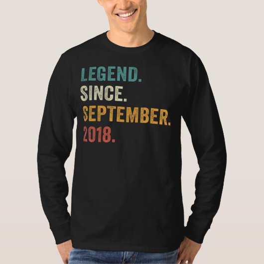 伝説2018年9月4日4年 Tシャツ (正面)