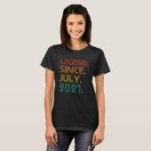 伝説2021年7月以来の誕生日の誕生2021 Vint Tシャツ (正面フル)