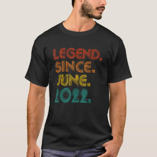 伝説2022年6月以来ヴィンテージ2022誕生日アニヴ Tシャツ