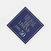 伝説50誕生日 スタンダードランチョンナプキン (角)