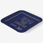 伝説50誕生日 ペーパープレート (傾斜あり)