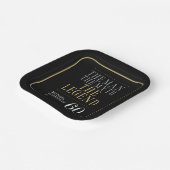 伝説60誕生日 ペーパープレート (傾斜あり)