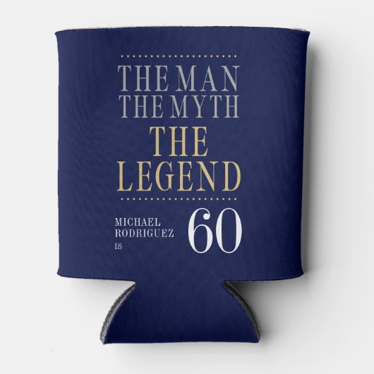 伝説60誕生日 缶クーラー (正面)