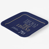 伝説70誕生日 ペーパープレート (傾斜あり)