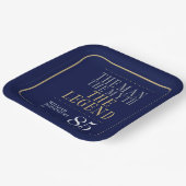 伝説85誕生日 ペーパープレート (傾斜あり)