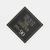 伝説90誕生日 スタンダードランチョンナプキン (角)