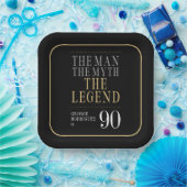 伝説90誕生日 ペーパープレート (パーティー)