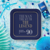 伝説90誕生日 ペーパープレート (パーティー)