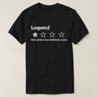 伝説 - 完璧じゃないけど、確かにイコニック Tシャツ