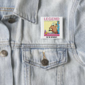 伝説（浴室で）グラウンドホッグを歌う 缶バッジ (インサイチュ)