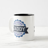 伝説DADDY神話父の日のプリント ツートーンマグカップ (正面左)