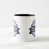 伝説DADDY神話父の日のプリント ツートーンマグカップ (中央)